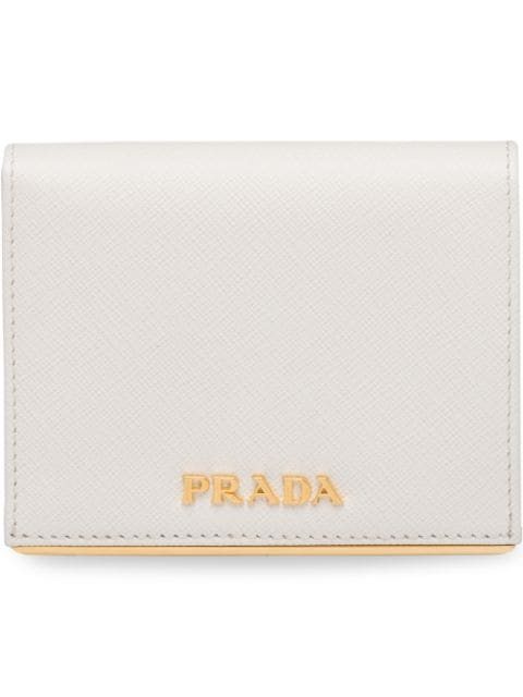 prada wallet white