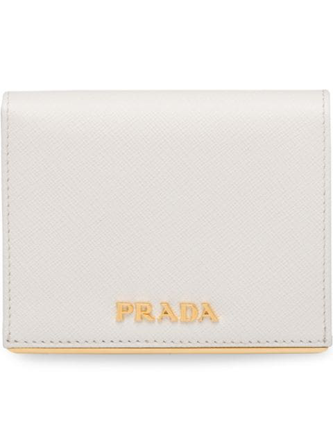 Prada Small Saffiano Leather Wallet In 