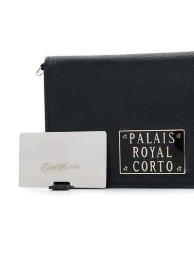 Shop Corto Moltedo Royal Chain Wallet In Black