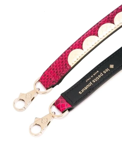 Shop Les Petits Joueurs Lobster Lock Belt In White