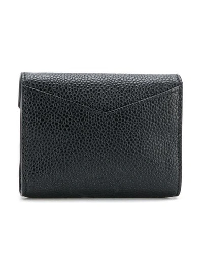 Shop Thom Browne Envelope Card Case In Black