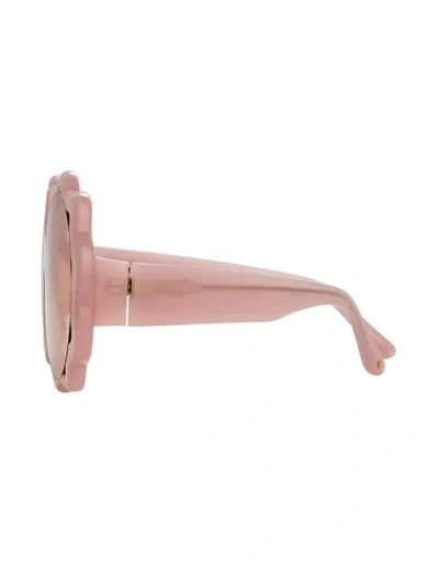 Shop Linda Farrow Markus Lupfer Special Sunglasses In Pink