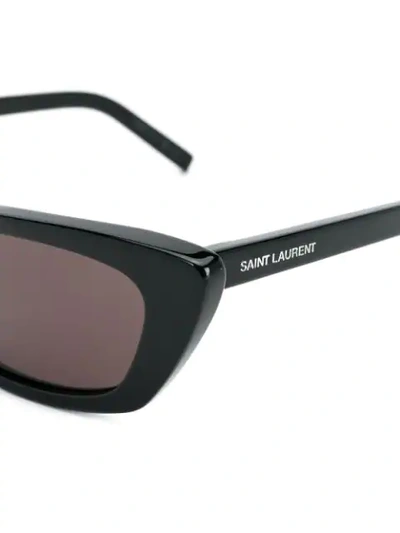 SAINT LAURENT EYEWEAR RETRO SLIM MASS SUNGLASSES - 黑色