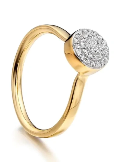 Shop Monica Vinader 'gp Fiji' Diamantenring In Gold