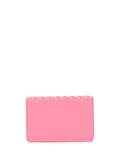 Shop Bottega Veneta Intrecciato Wallet - Rosa In Pink