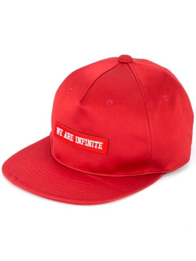Shop Undercover 'we Are Infinite' Cap In Red