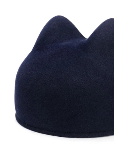 Shop Maison Michel Jamie Cap In Blue