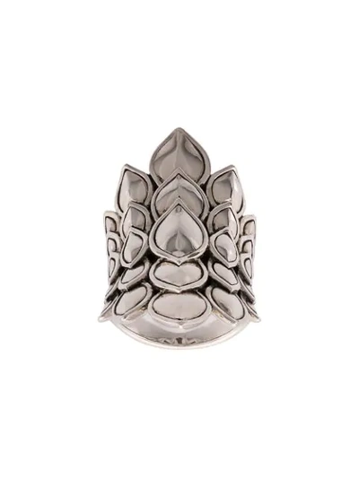 Shop John Hardy Naga Saddle Ring In Silver