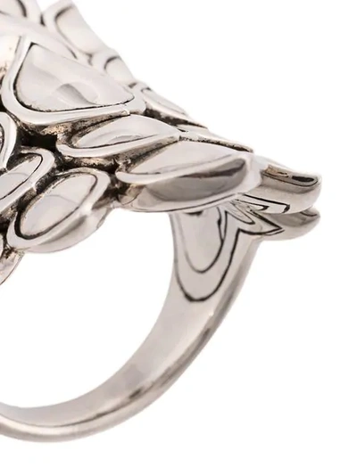 Shop John Hardy Naga Saddle Ring In Silver