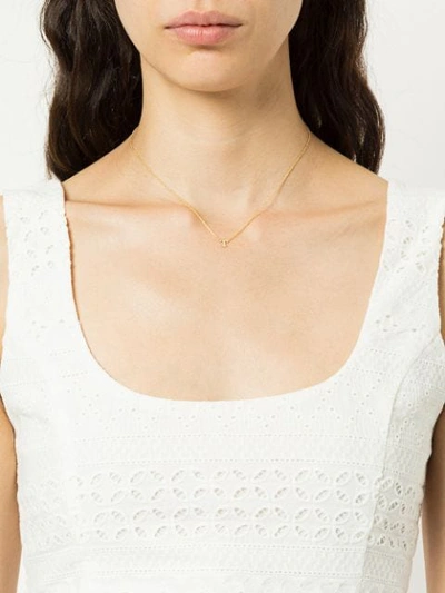 Shop Zoë Chicco 14kt Yellow Gold T Initial Necklace