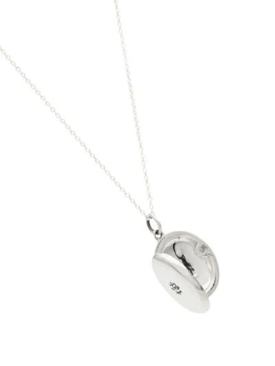 Shop Sasha Samuel Jess Crystal Sterling Silver Locket Necklace In Metallic