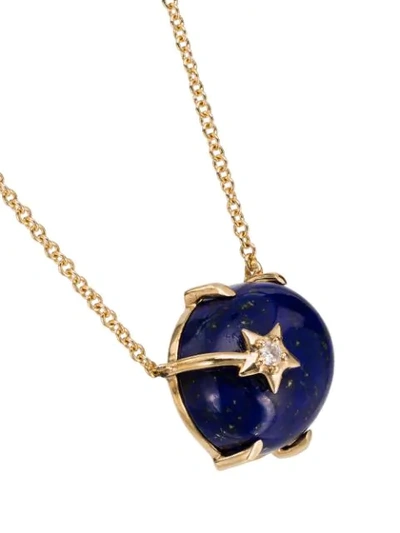 Shop Andrea Fohrman Galaxy Lapis Necklace - Gold/blue