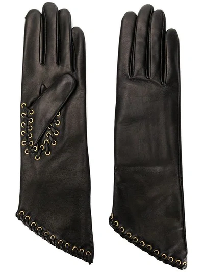 Shop Agnelle Avril Gloves In Black
