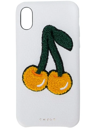 Shop Chaos Cherry Iphone X Case In White