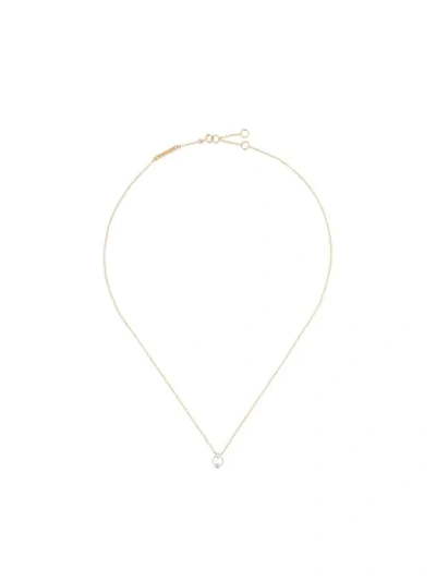 Shop Delfina Delettrez 18kt Yellow And White Gold Two In One Diamond Necklace