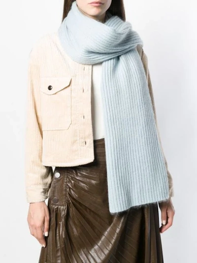 Shop 3.1 Phillip Lim / フィリップ リム Ribbed Scarf In Blue