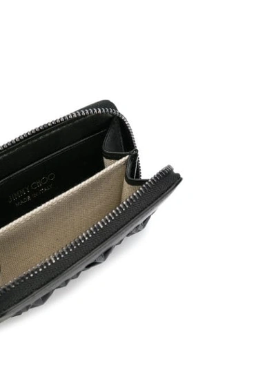 Shop Jimmy Choo Nellie Coin Purse In Black