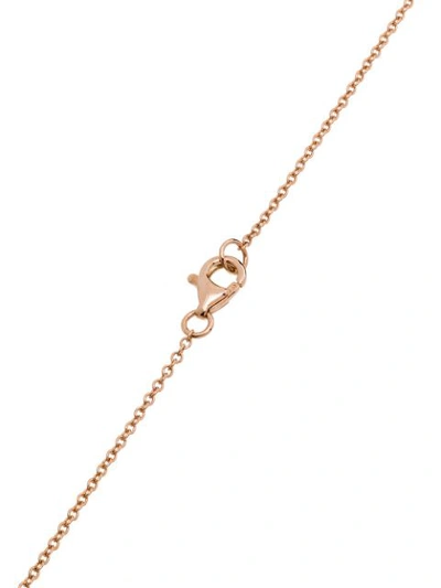 Shop Andrea Fohrman Mini Crescent Diamond Necklace In Gold