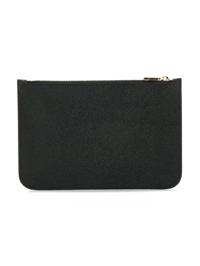 Shop Dolce & Gabbana Logo Zipped Wallet In Black