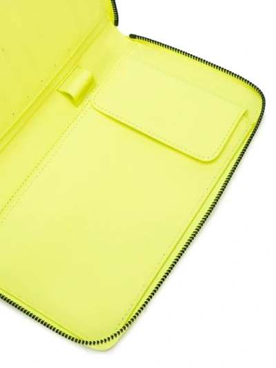 Shop Off-white Portemonnaie Mit Reissverschluss In Yellow