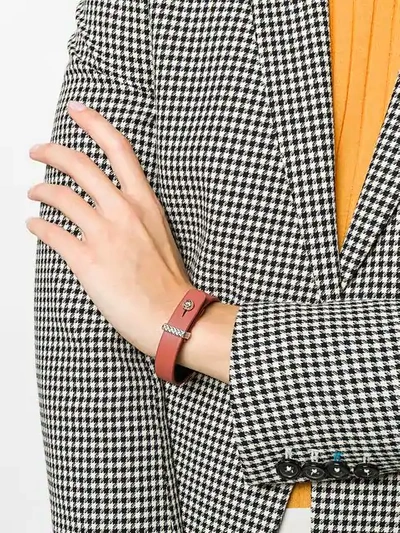 BOTTEGA VENETA BRACCIALE CZ/CUIR/NAP/INTR.ARG - 粉色