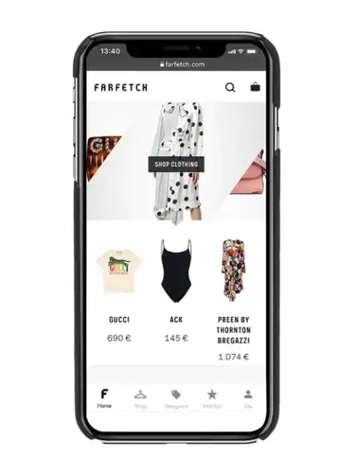 Shop Prada Iphone 7 Plus-hülle In Black