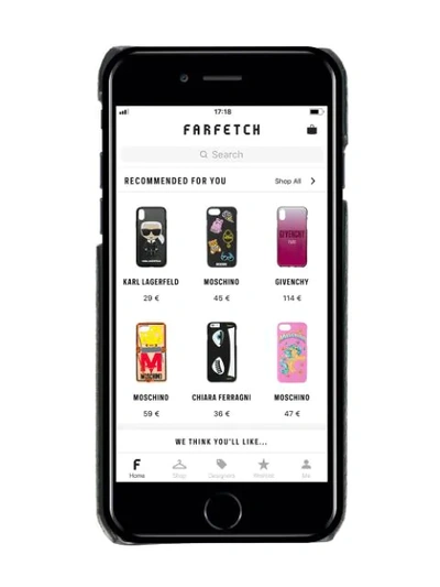 Shop Dolce & Gabbana #dgfamily Patch Iphone 7 Case - Black
