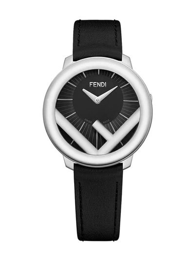 Shop Fendi Run Away Watch In Black