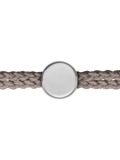Shop Monica Vinader Linear Bead Mink Bracelet In Neutrals