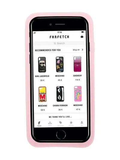 Shop Emilio Pucci Logo Iphone 7 Case In Pink