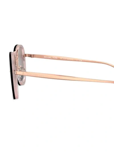 Shop Michael Kors Abilene Sunglasses In Silver
