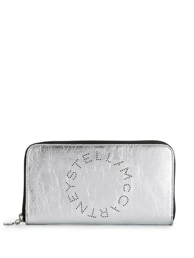 Shop Stella Mccartney Zip In Silver