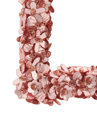 Shop Sachin & Babi Floral Frame Earrings - Pink