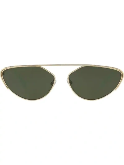 Shop Alain Mikli X Alexandre Vauthier Nadege Sunglasses In Gold