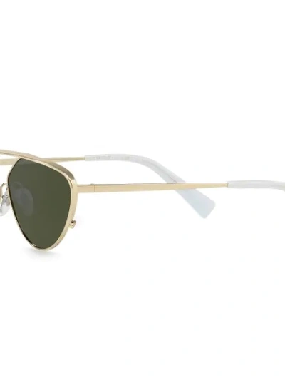 Shop Alain Mikli X Alexandre Vauthier Nadege Sunglasses In Gold