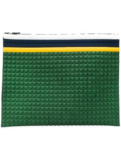 Shop No Ka'oi Chocolate Bar Quilted Purse In Green