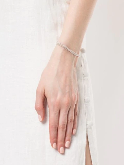 Shop Petite Grand 'dragon' Armband In Silver