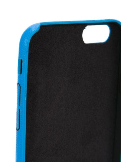 Shop Fendi Bag Bugs Iphone 6 Case In Blue