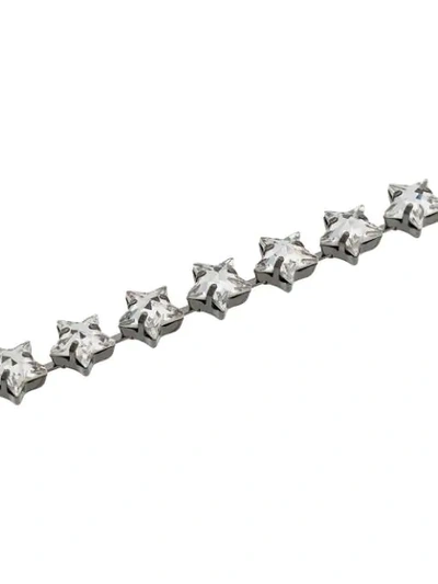 Shop N°21 Crystal Star Necklace In Silver