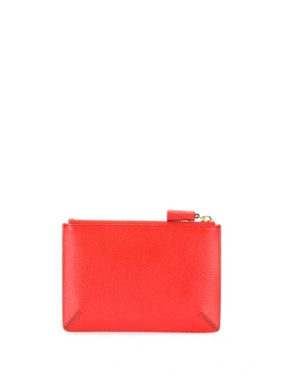 Shop Anya Hindmarch Kleines 'girly Eyes' Portemonnaie In Red