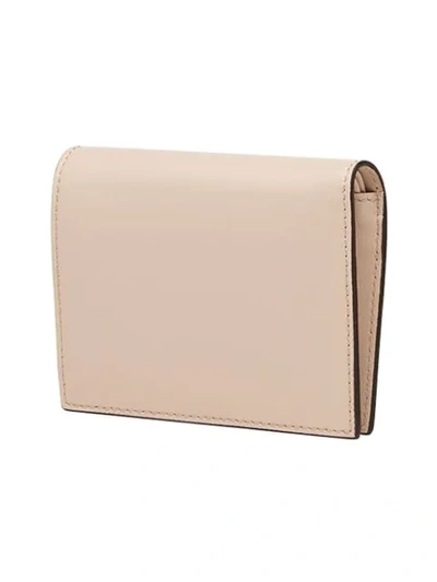 Shop Fendi Compact Bi-fold Wallet - Pink