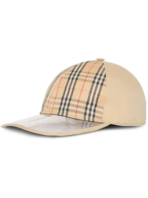clear baseball cap