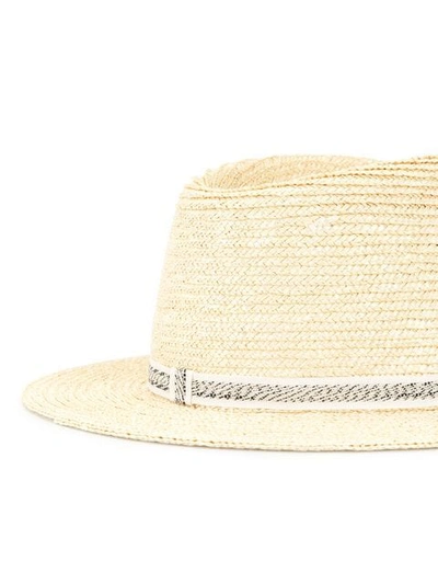 Shop Maison Michel Andre Straw Hat In Yellow