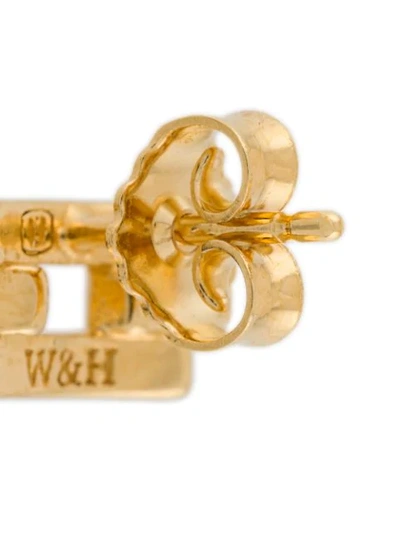 A Wild Original! chunky chain detail stud earrings