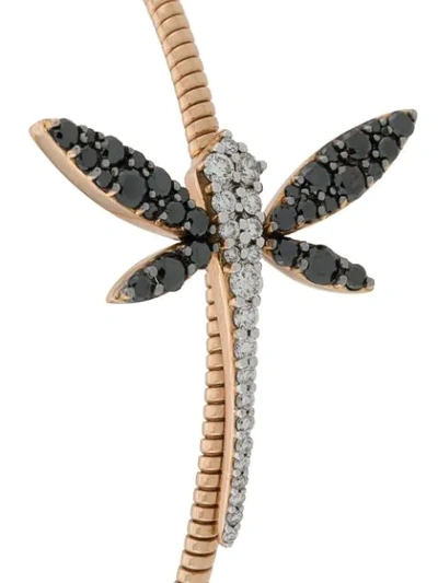 Shop Anapsara 18kt Rose Gold Dragonfly Diamond Bracelet