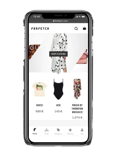 Shop Prada Iphone 7 And 8 Plus Cover - Black