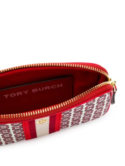 Shop Tory Burch Gemini Link Wristlet In Red