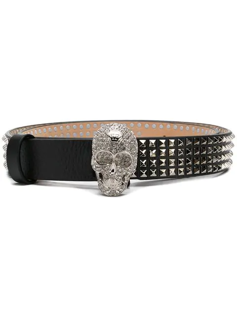 skull studded belt