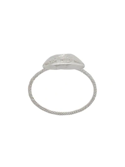 Shop Wouters & Hendrix My Favourites Lips Ring In Silver