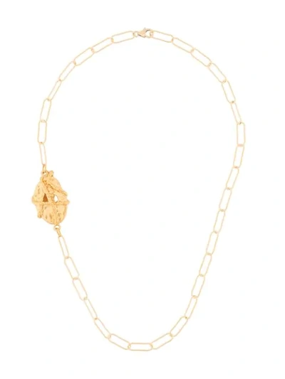 Shop Alighieri The Precarious Ropes Necklace In Gold